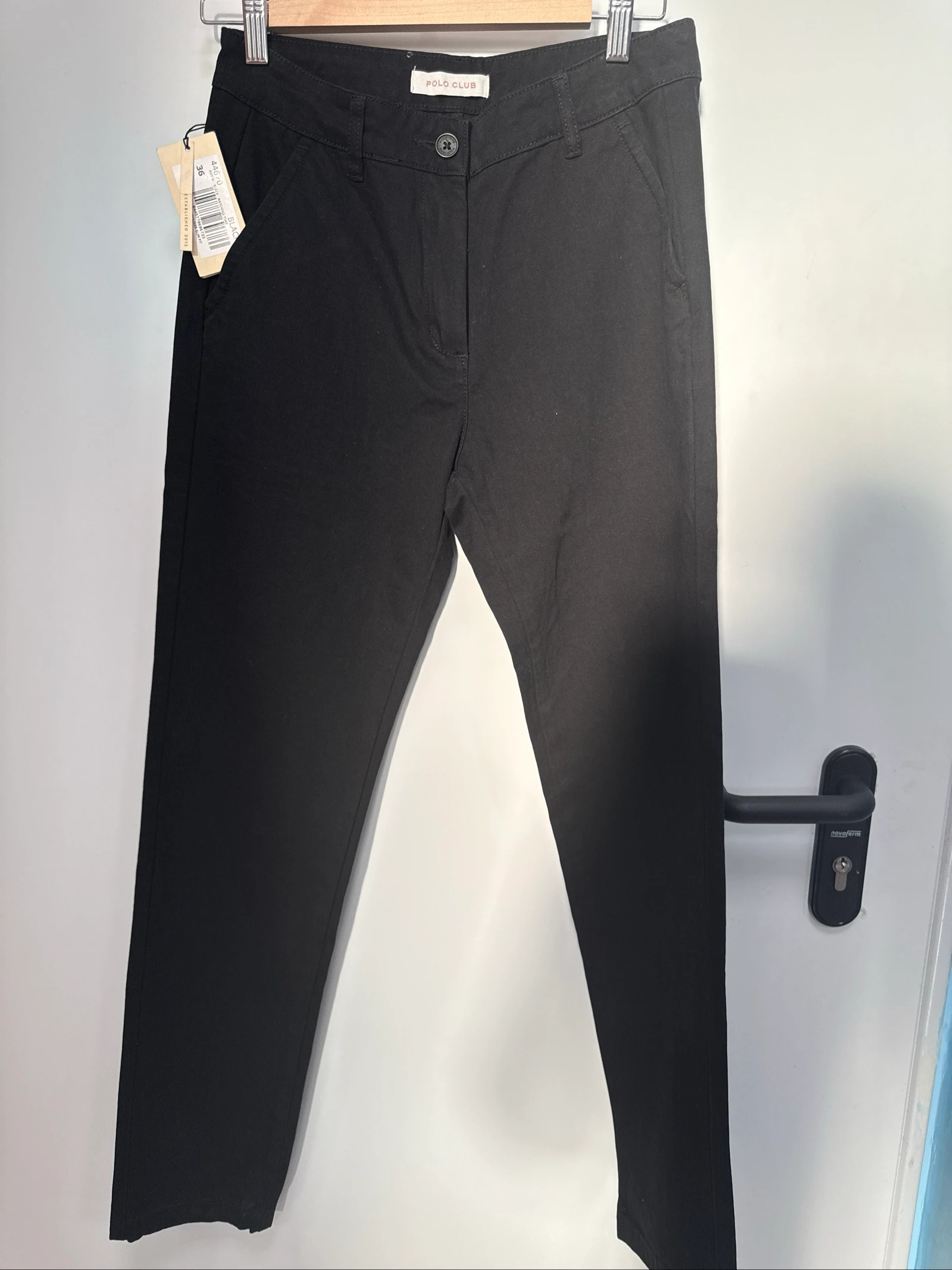 Pantalón hombre chino Polo Club negro talla 36 nuevo con etiquetas
